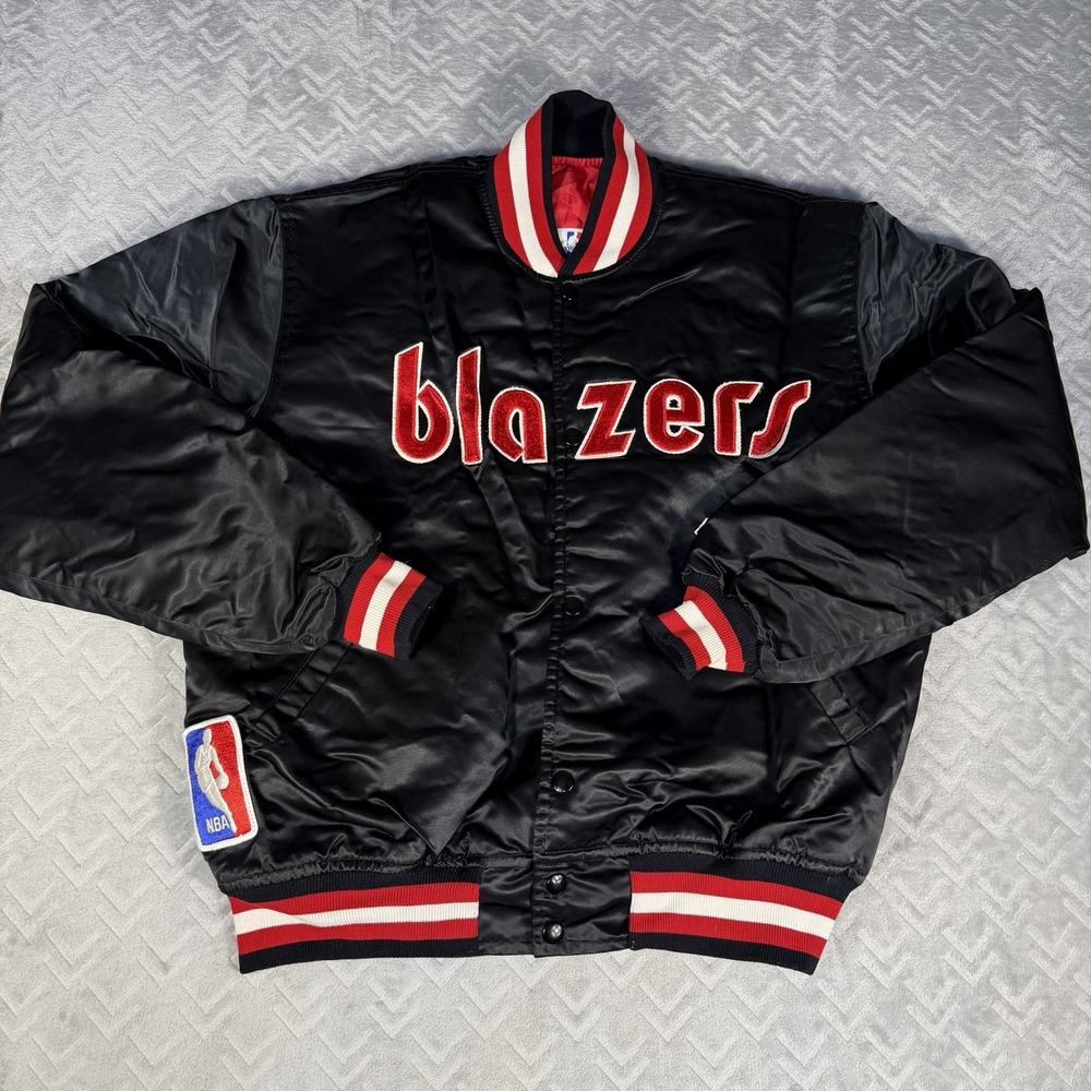Vintage Authentic 90s Starter NBA Portland Trail Blazers Jacket Men's Large